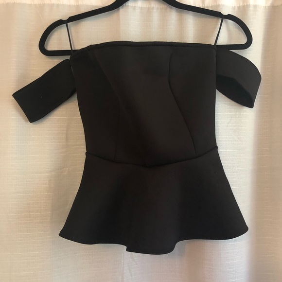 Guess Tops - Guess black off the shoulder size Small top